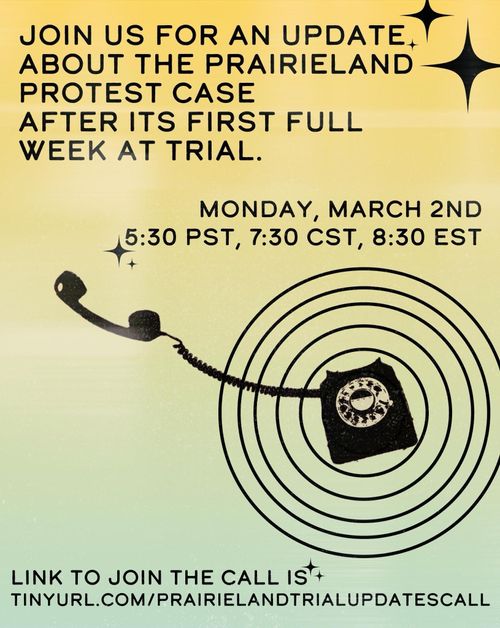 (Inter)National Call about Prairieland Case Updates 