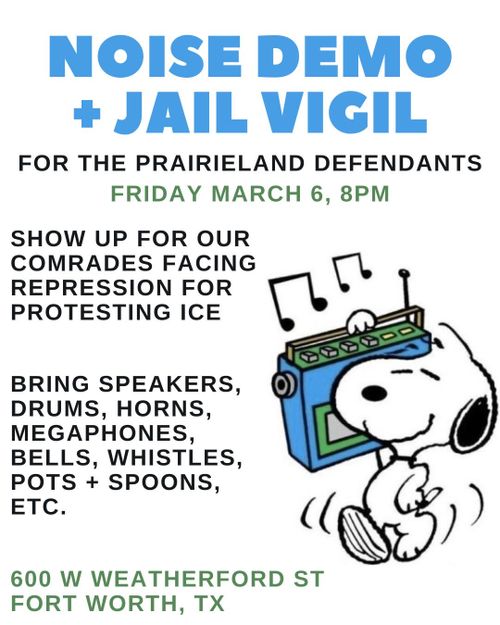Noise Demo and Jail Vigil